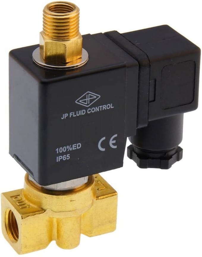 Magneetventiel TW-DD 1/4'' 3/2 weg UN messing EPDM 0-2.5bar 24V DC - TW-DD014B030E-024DC