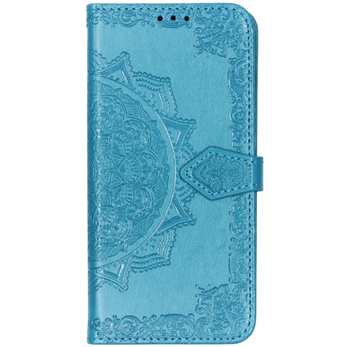 Mandala Bookcase voor de Huawei P30 Lite - Blauw