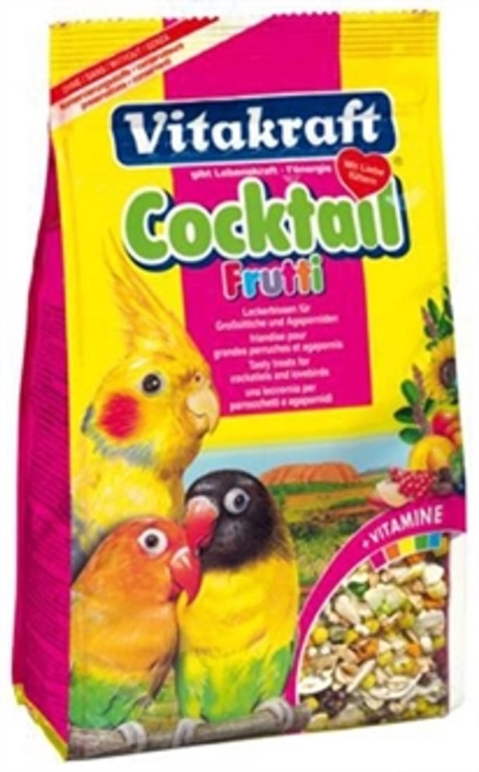 Vitakraft Fruit Cocktail Valkparkiet/Agapornis - Vogelsnack - 250 g