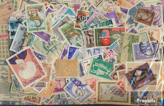800 Verschillende Postzegels voor Verzamelaars