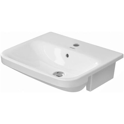Duravit DuraStyle semi-recessed washbasin 55 cm, 1 tap hole