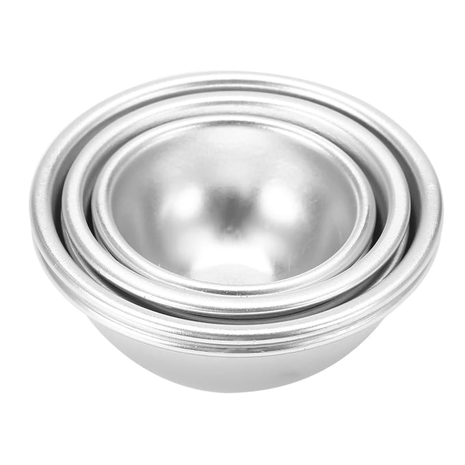 Moules à bombes de bain faits main en alliage d'aluminium, outils de bricolage pour gâteaux pétillants Combination 7 gray