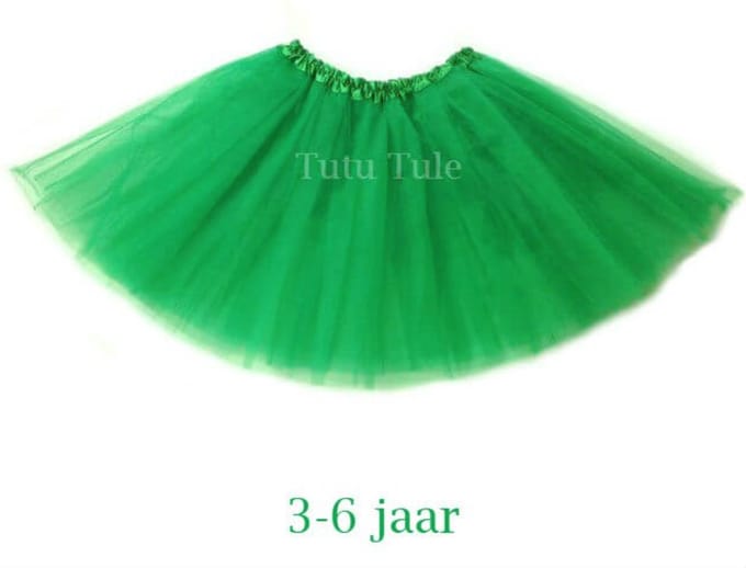 Tutu groen - 30 cm