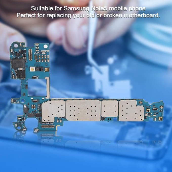 Moederbord voor Mobiele Telefoon Vervanging voor Samsung Note5 US Versie 32G gray