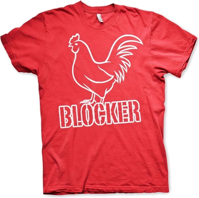 Hybris Cockblocker T-shirt rood