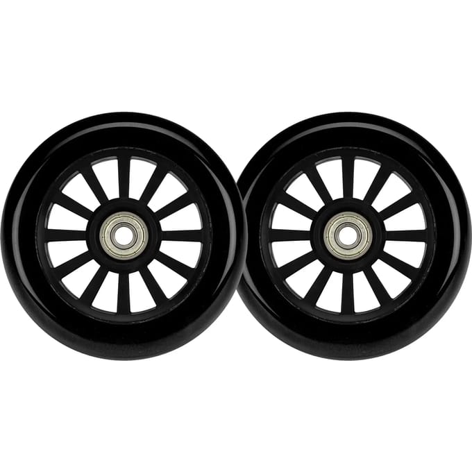 Black Dragon wielenset voor Stuntstep - 2 Stuks incl lagers - Zwart - 100 mm