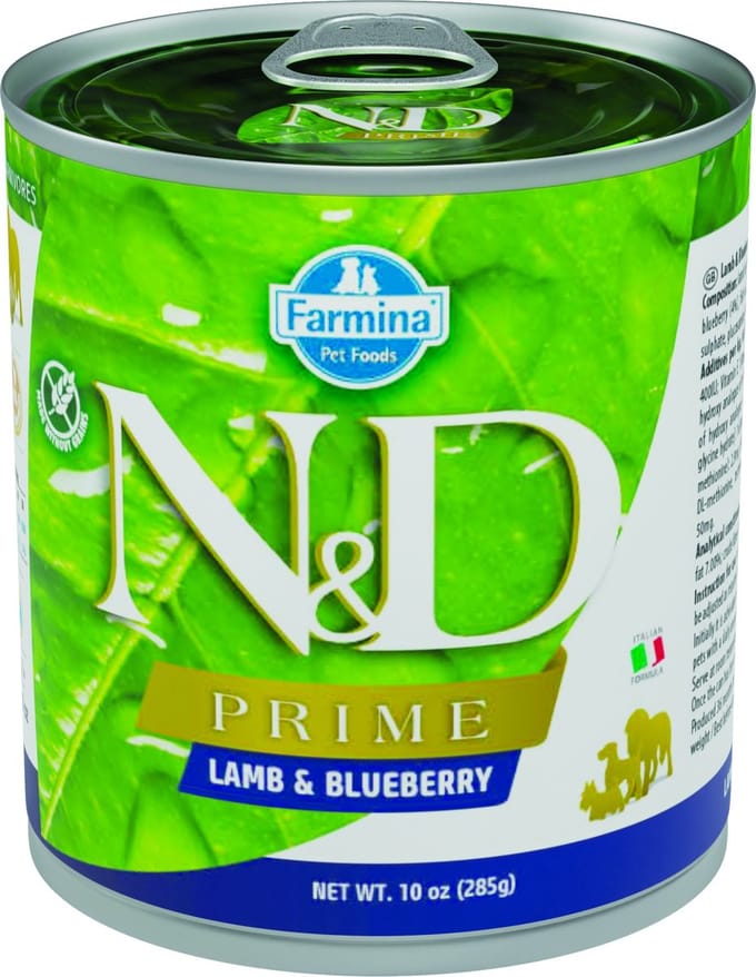 N&D Prime natvoeding voor de hond Lam 285 gr. - per 6 stuks