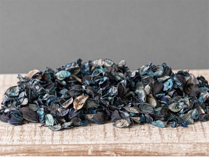 Decoratie bloemblaadjes 096 -blauw-