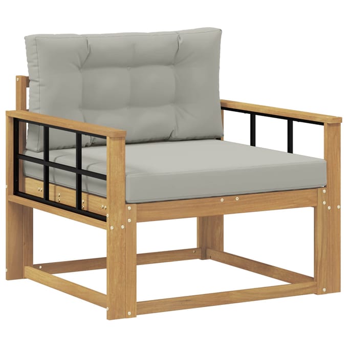 vidaXL - Buiten - Midden - Sofa - Polyester - Wit
