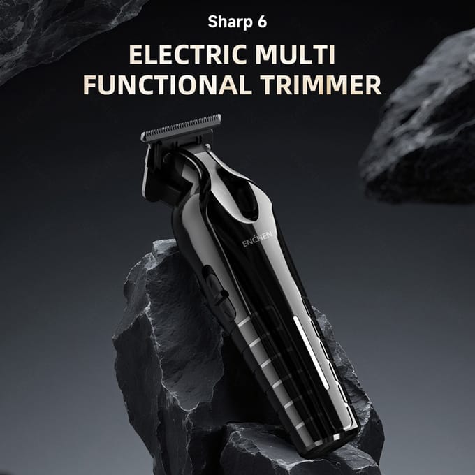 ENCHEN Sharp 6 elektrische multifunctionele trimmer Zero Gap T-Blade 5000 RPM krachtige motor Het beste cadeau