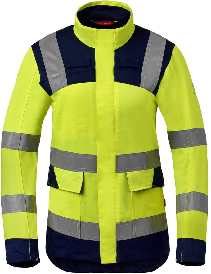 HAVEP Werkjas Dames Multi Protector+ 50471 - Fluo Geel/Marine - L