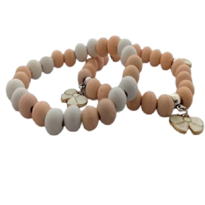 Kralenarmband-Teen Salmon