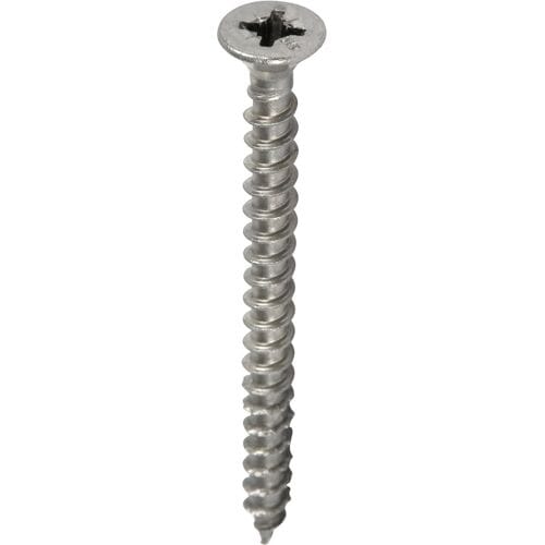 HECO FIX-Plus spaanplaatschroef 6x60mm - platkop - RVS - voldraad - PZD 3 - 19636 (Per 200 stuks)