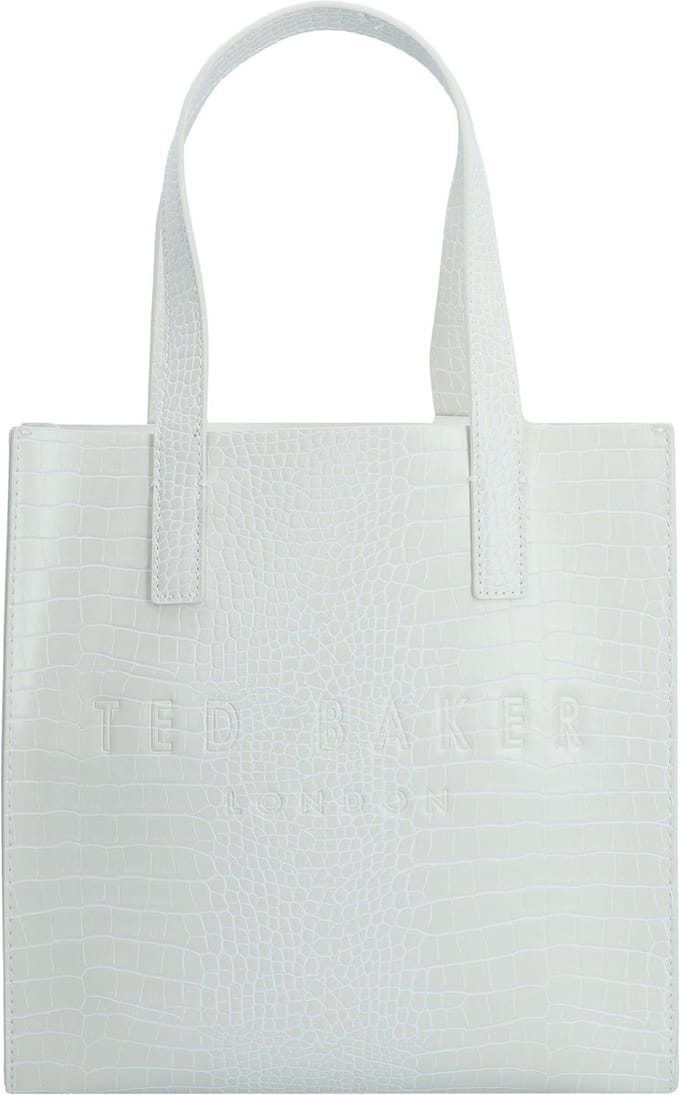 Ted Baker Handtas Reptcon Croc Effect Small Icon Bag Nude Crème