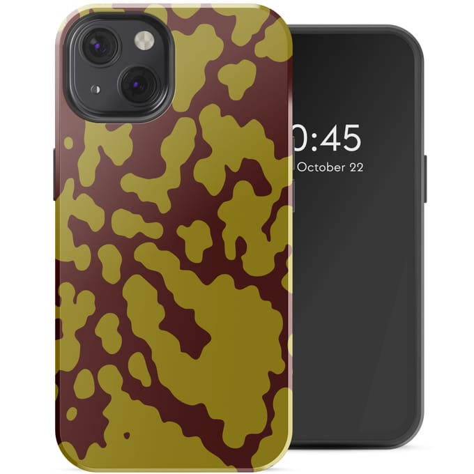 Selencia Vivid Backcover met MagSafe voor de Apple iPhone 13 - Moo'd Olive Dust