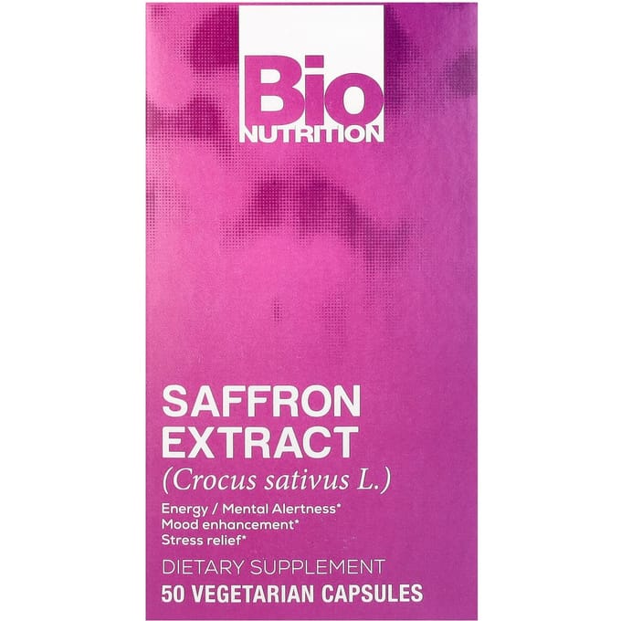 Saffraan Extract, 88,5 Mg, 50 Plantaardige Capsules