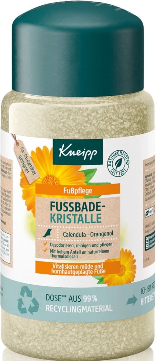 Kneipp Badzout voetenbad- calendula sinaasappelolie 600 gram