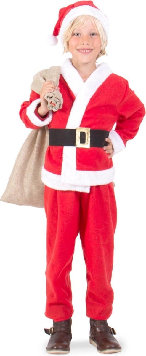 Kerstman kostuum kind - Maatkeuze: Maat M