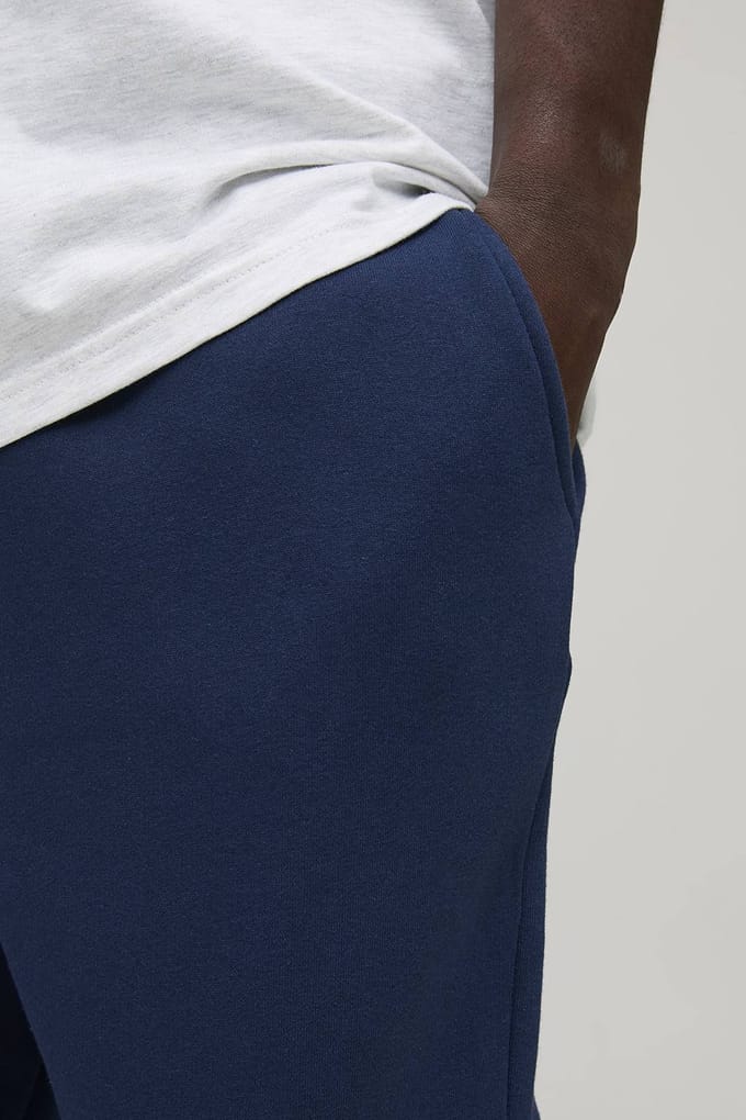 Basic oversized drop-crotch jogger | Navy | Size Medium