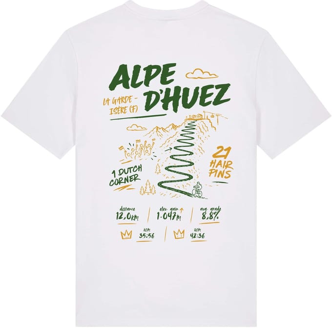 Ecru Alpe d'Huez T-shirt - maat M