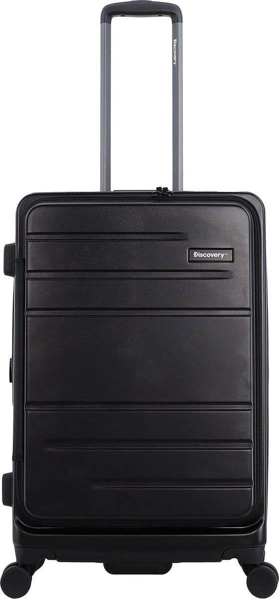 Discovery - Patrol | Harde Koffer / Trolley / Reiskoffer - (67cm) Medium - Antraciet - Antraciet / Medium