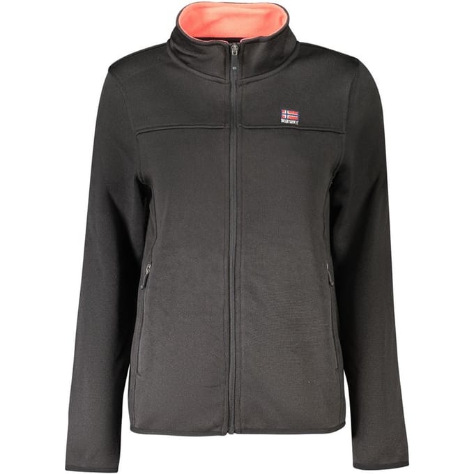 Noorwegen 1963 Zwart Polyester Dames Sweater