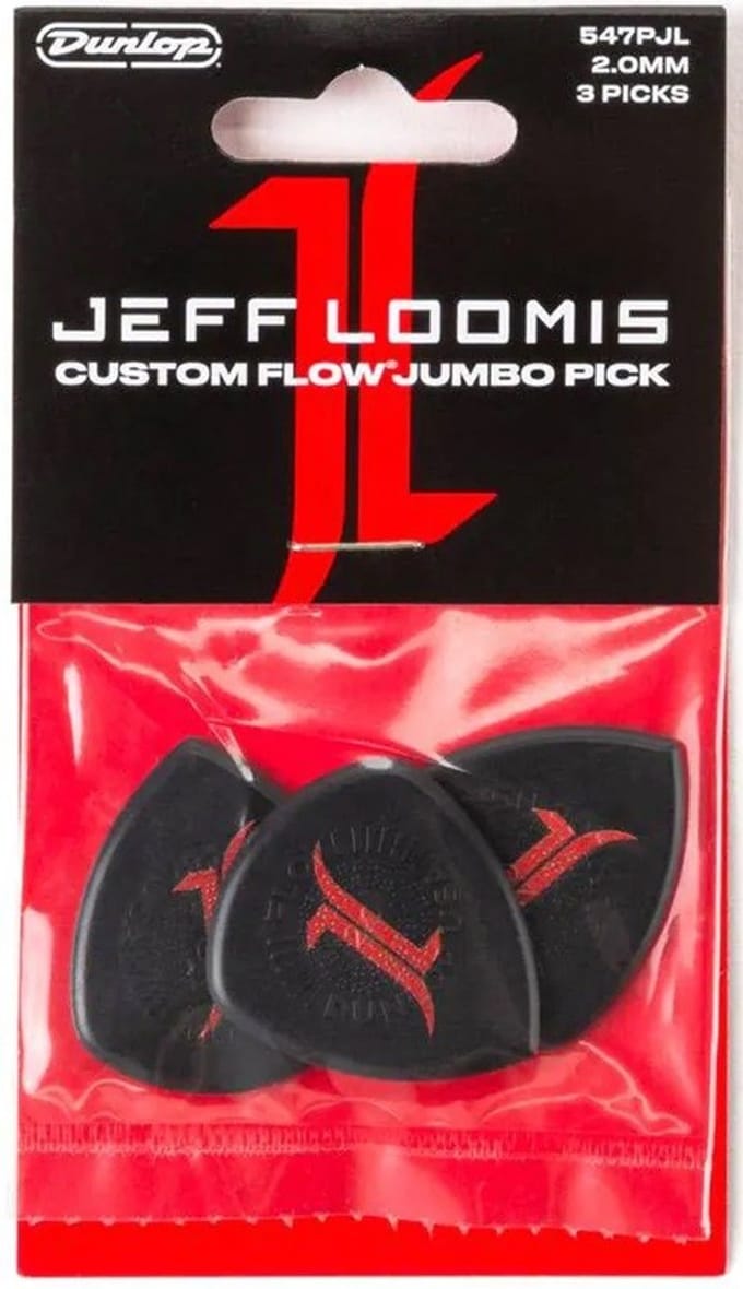 Jim Dunlop - Jeff Loomis Custom Flow Jumbo - Plectrum - 2.00 mm - 3-pack
