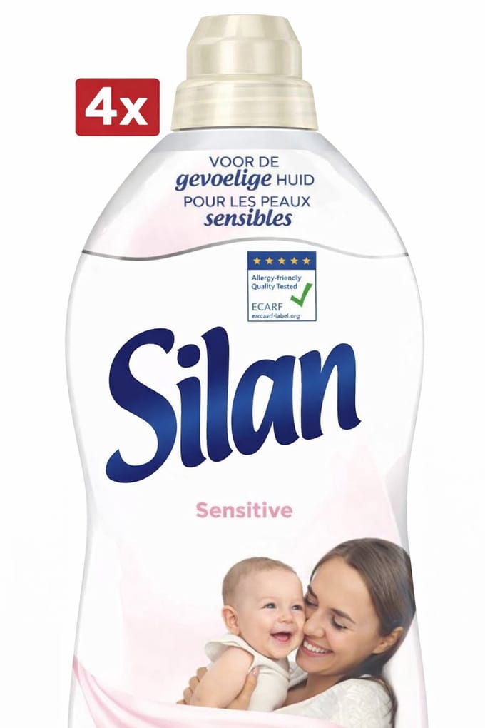 (4x) SILAN Wasverzachter Sensitive 52 Wasbeurten