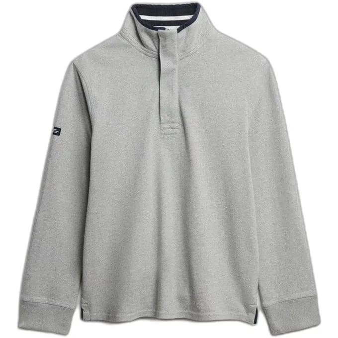Superdry - Cotton Classics Jersey Sweatshirt Met Halve Rits - Heren - Truien