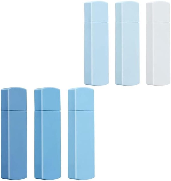 Correctietape Set - Correctierollen Mini - Fouten Corrigeren - Scheurbestendige Tape - 6 Stuks - Blauw