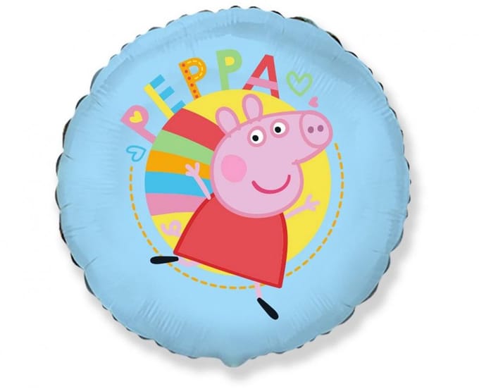 Peppa Pig Blauwe folieballon 48 cm (WP)