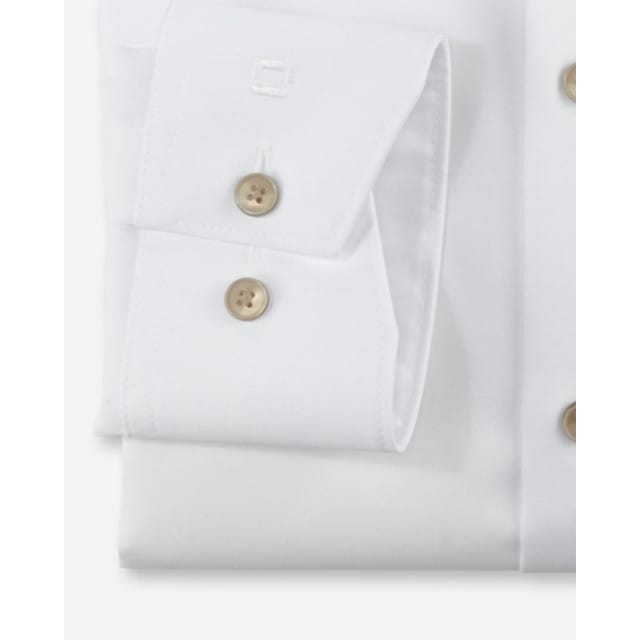 OLYMP Luxor Overhemd, Modern Fit, Global Kent, Wit