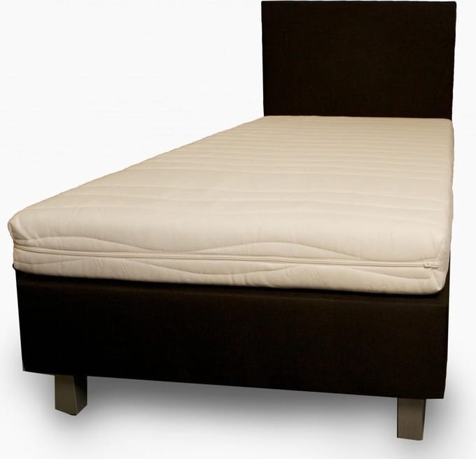 Boxspring Basic Zwart - Comfort Foam Matras - 90x200cm