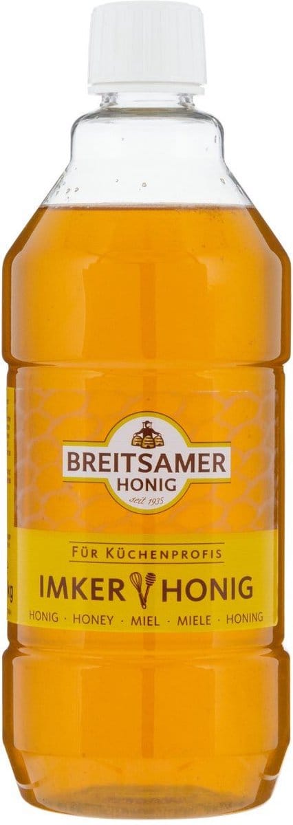 Breitsamer Honing imkergold - Fles 1 kilo