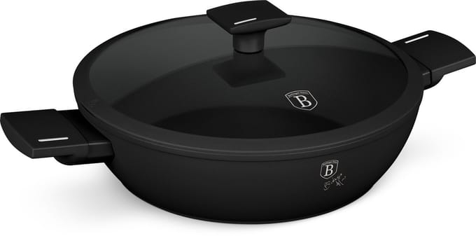 Berlinger Haus Hapjespan - Inductie - Ø 28 cm - Met Deksel - Zwart