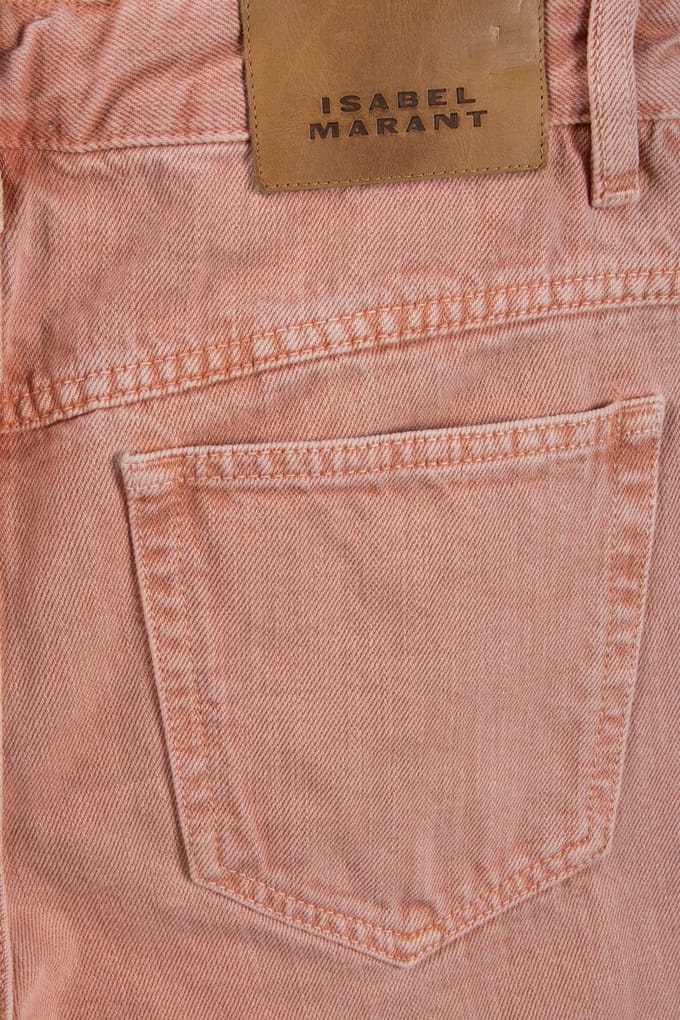 Isabel Marant Laora Pants Peach Größe: 36 | Straight Jeans Outlet | Damen | Orange