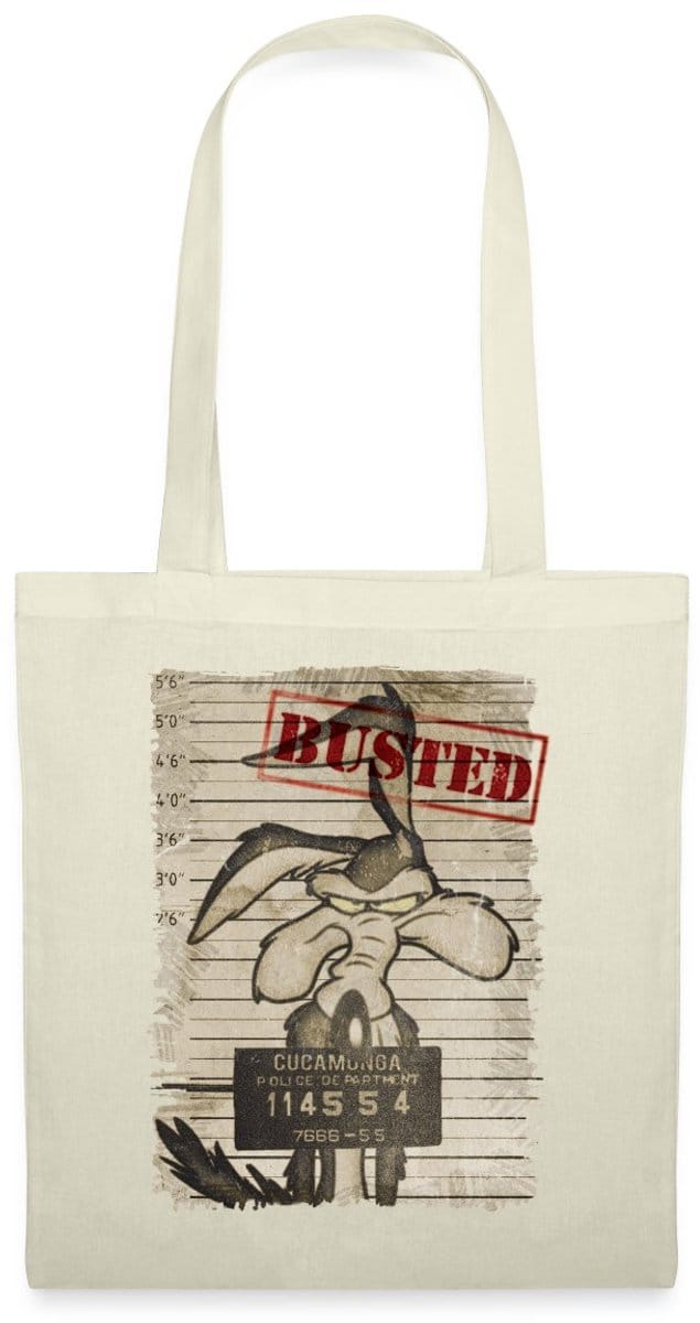 Looney Tunes Wile E. Coyote Busted Tas Van Stof Schoudertas