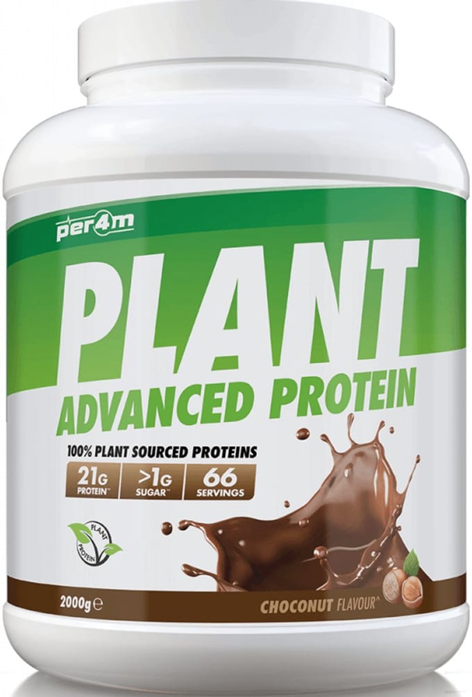 Per4m Plant Protein (2000g) Double Chocolate - Eiwitten - Veganistisch eiwit