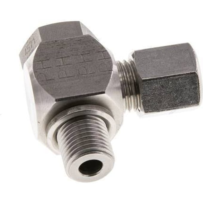 6S & G1/4'' RVS Swivel Joint Snijringkoppeling Buitendraad 400bar Draaibaar ISO 8434-1