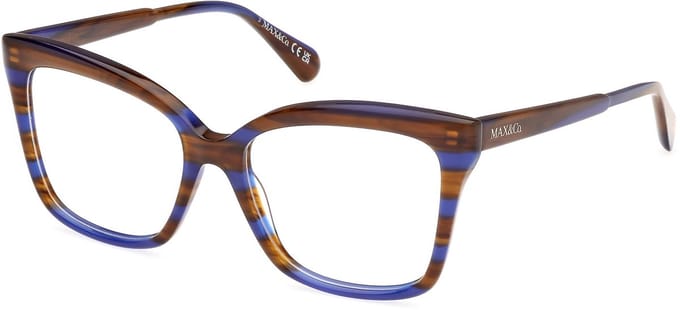 Max &co MO5130 Blue/horn 53/16/145 WOMAN Brilmonturen