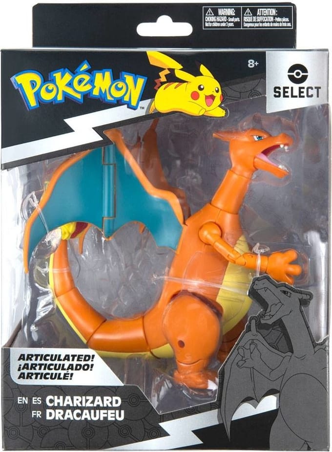 pokemon select 6 inch articulated figure - charizard