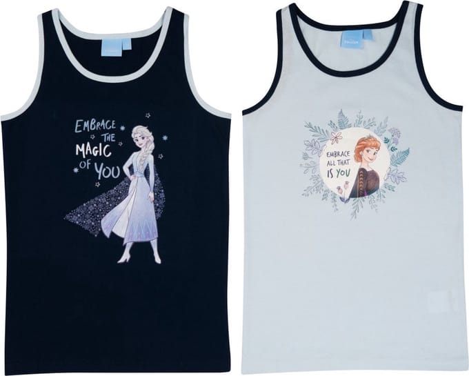 Disney Frozen Hemd - Set van 2 - Katoen - Maat 134/140