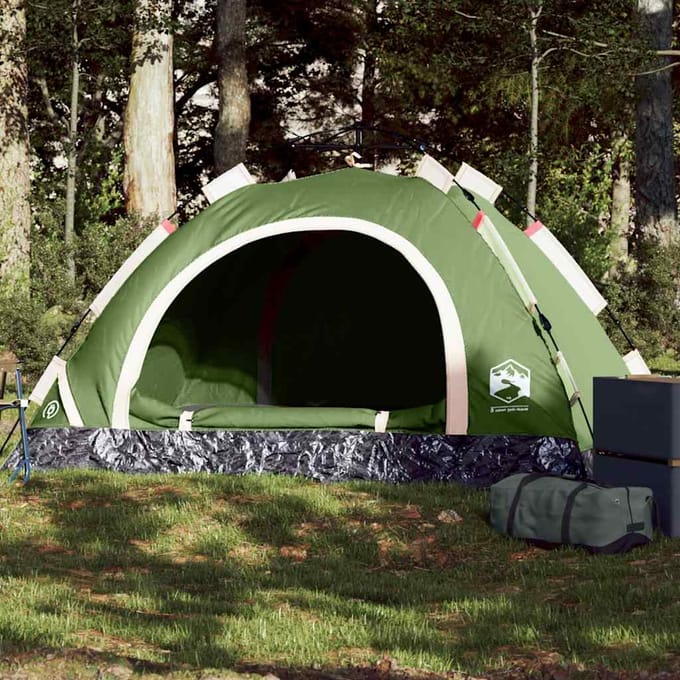 vidaXL - Tent - 2-persoons - snelontgrendeling - groen