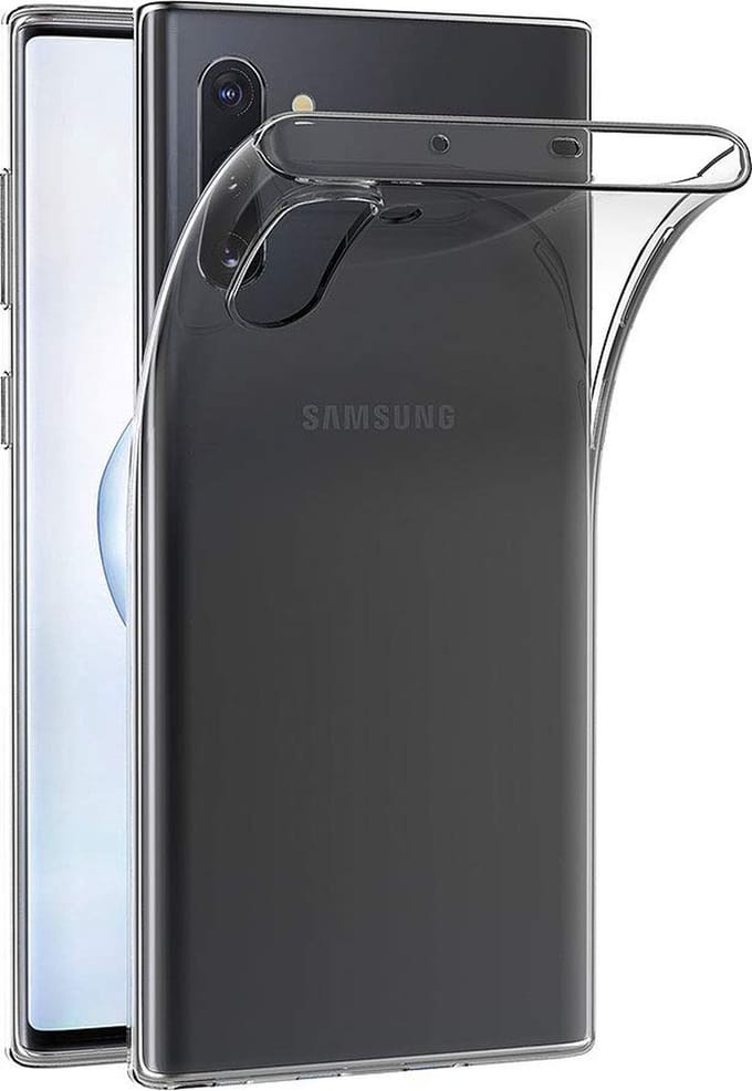Hoesje voor Samsung Galaxy Note 10 backcover Shockproof siliconen Transparant