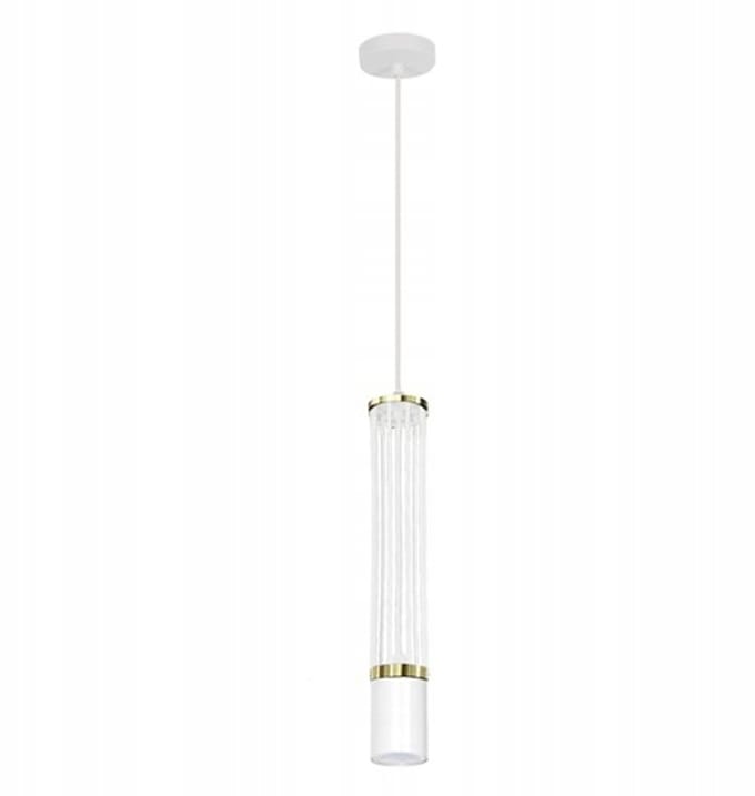 Rubio 1 Hanglamp GU10 Wit Metaal met Gouden Accent