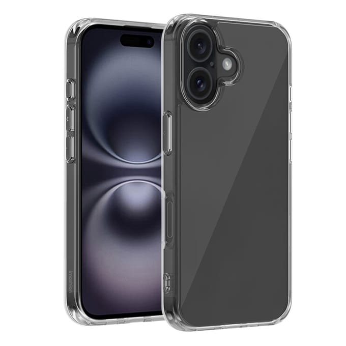 imoshion Hoesje - Geschikt voor Apple iPhone 16 - Protective Backcover - Transparant