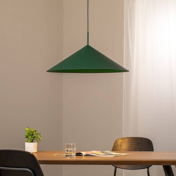 Eko-Light Kapitale hanglamp, groen, 1-lamp, Ø 60 cm, GX53