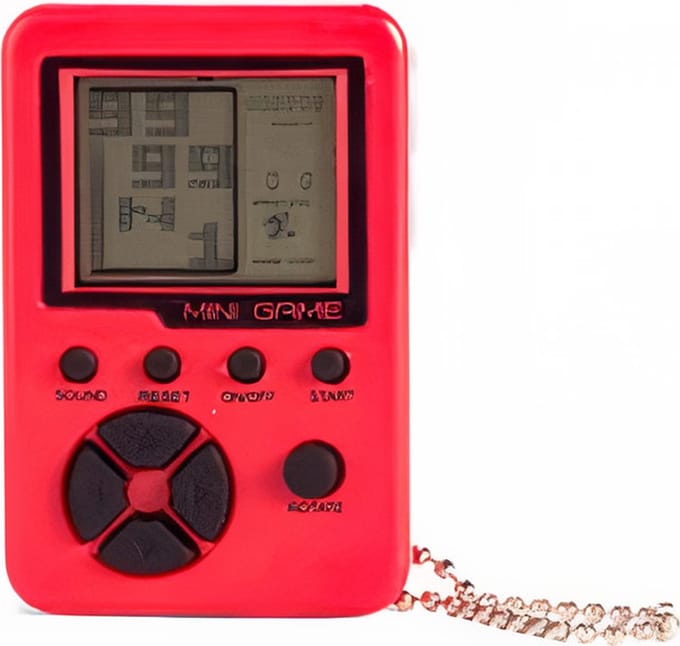 Kikkerland Pocket Arcade Game-Rood (Diversen) Nieuw