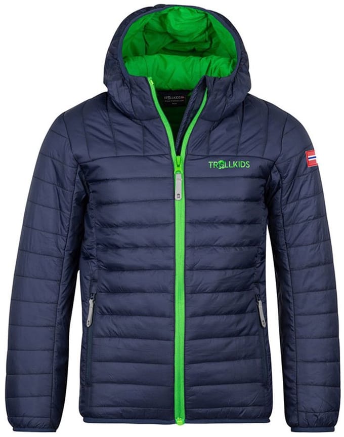 Trollkids Eikefjord Jas Groen,Blauw 176 cm Kinderen