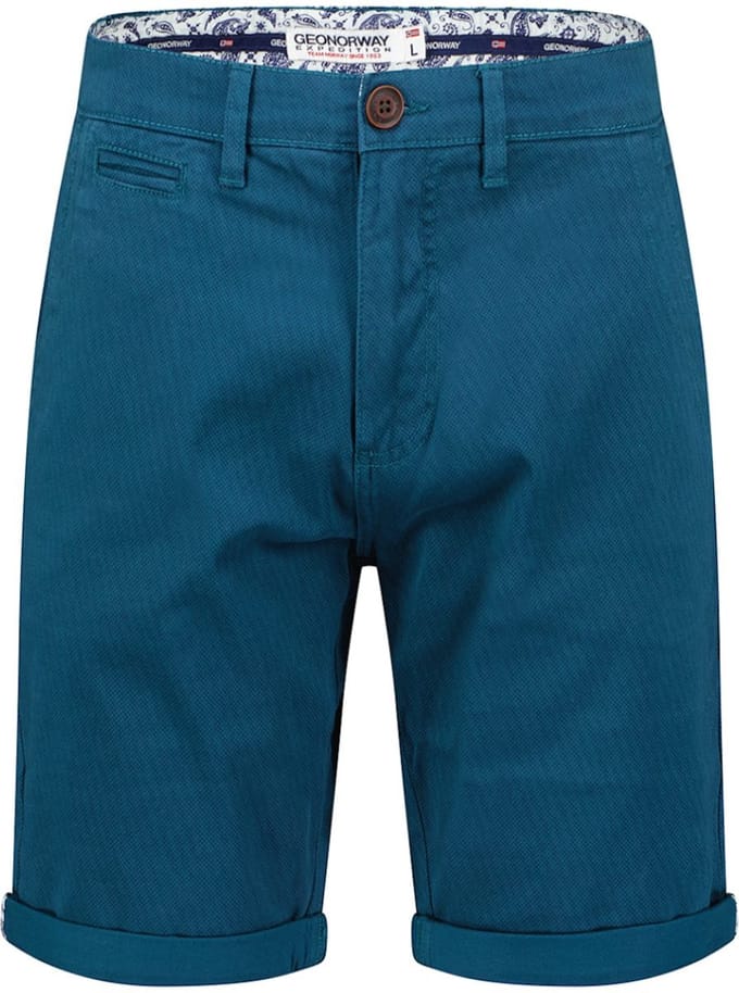Geographical Norway Chino Bermuda Met Stretch Pacome Navy - S